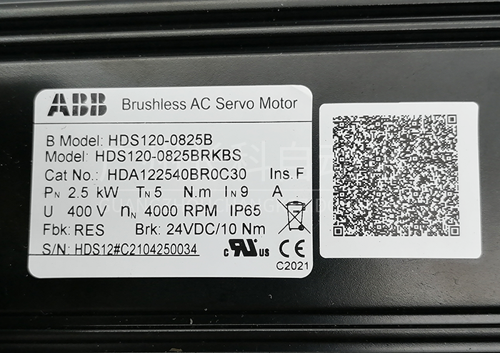 ABB伺服電機HDS120-0825BRKBS ABB伺服電機HDS120-0825BRKBS