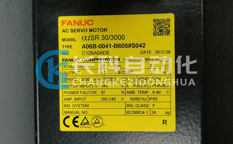 發(fā)那科伺服電機(jī)A06B-0041-B605#S042 發(fā)那科伺服電機(jī)A06B-0041-B605#S042